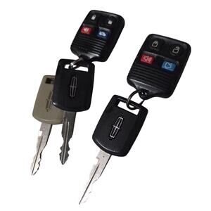 Vintage Set 2 Lincoln Town Car FoMoCo Alps Keyless Entry Door Keys OEM